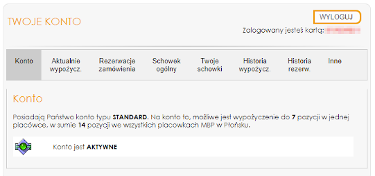 konto biblioteczne